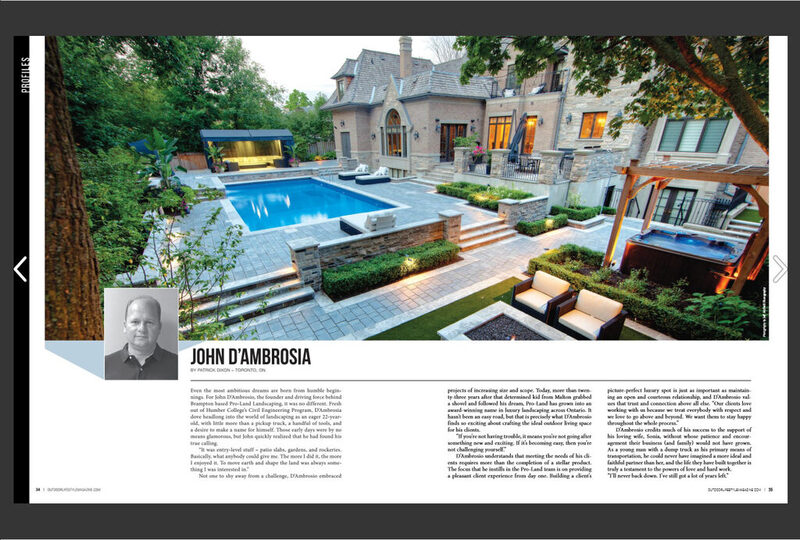 Outdoor Lifestyle Magazine, Fall 2016 designer profile