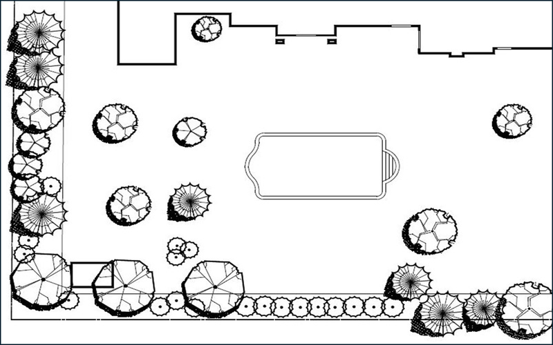 A base plan drawing produced at the design meeting stage