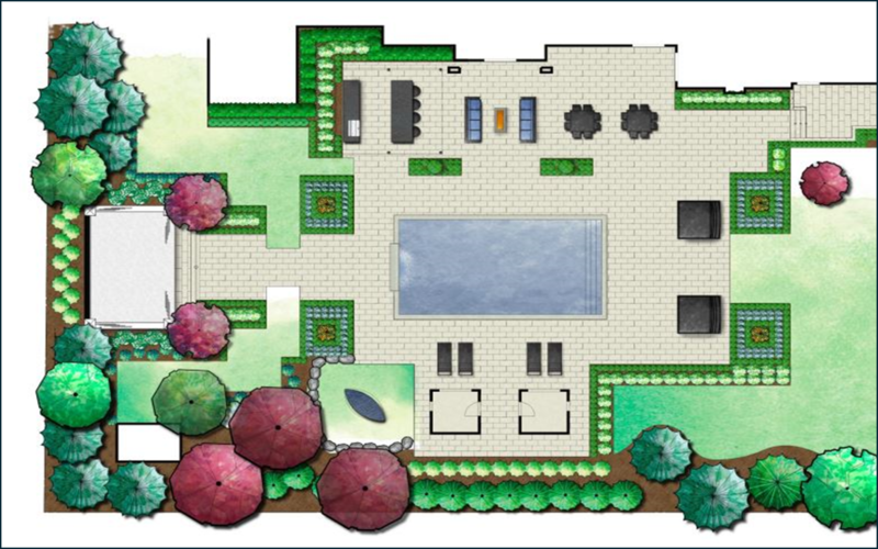 Finalized landscape drawings and construction details